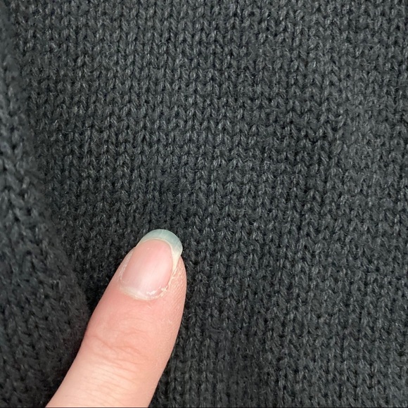 VINTAGE LESLIE Fay Black Grandmacore Embroidered Cardigan S - Picture 12 of 13